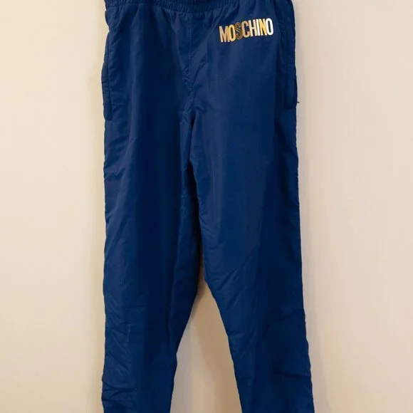 MOSCHINO Nylon Blue Track Pants (Full Tracksuit Available!) - Picture 6 of 8